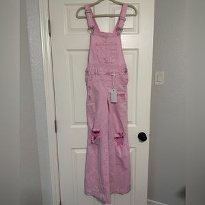 NWT Risen acid pink overalls